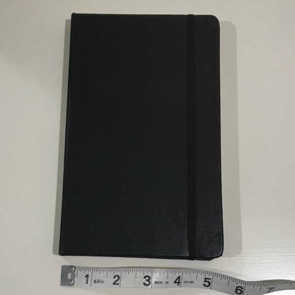 NWOT Piccadilly Essential Lined Black Notebook - Picture 13 of 15